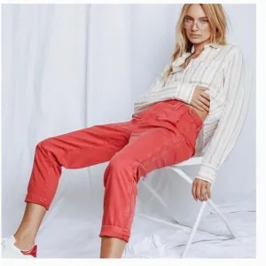 NWT Pistola X Revolve Erin High Rise Utility Crop Straight Leg Pant