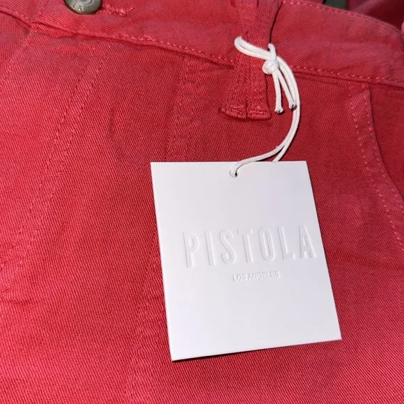 NWT Pistola X Revolve Erin High Rise Utility Crop Straight Leg Pant
