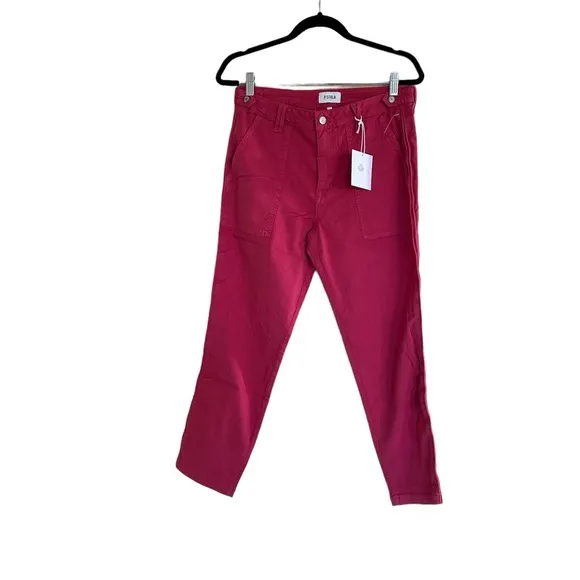 NWT Pistola X Revolve Erin High Rise Utility Crop Straight Leg Pant