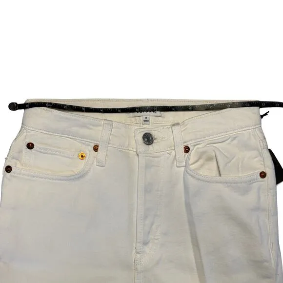 NWT Re/done 90s High-Rise Ankle Crop Jeans - Size 25