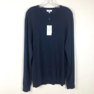 NWT Reiss Navy Blue Merino Wool Wessex Crewneck Sweater