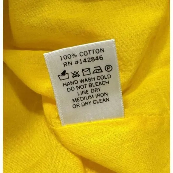 NWT Rhode Ruffle Side Ruched Love Lockdown Hannah Mini Skirt Yellow Size Medium