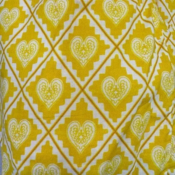 NWT Rhode Ruffle Side Ruched Love Lockdown Hannah Mini Skirt Yellow Size Medium
