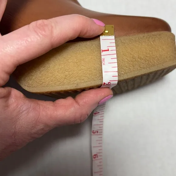 NWT Seychelles Navigate Boots Brown Leather Upper Gum Soles Spring Style Size 7
