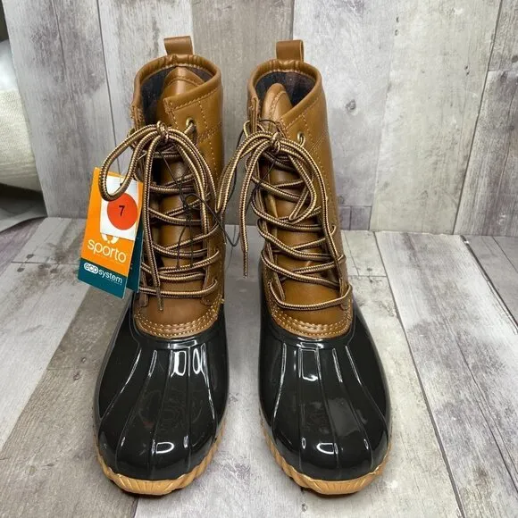 NWT Sporto Elana Winter Snow Duck Boots 7M