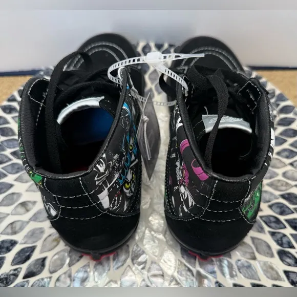 NWT Vans  Disney villains SK8-hi shoes 100th Anniversary Black Sneakers men’s 8