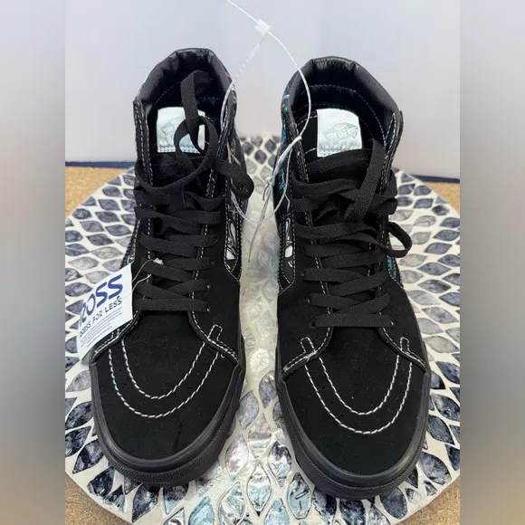 NWT Vans  Disney villains SK8-hi shoes 100th Anniversary Black Sneakers men’s 8