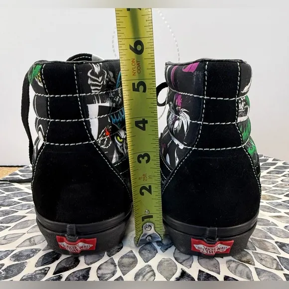 NWT Vans  Disney villains SK8-hi shoes 100th Anniversary Black Sneakers men’s 8