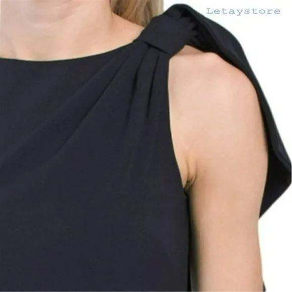 NWT Vince Camuto Women's Shoulder Bow Cocktail Party Mini Dress