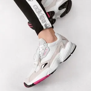 NWT Womens ADIDAS FALCON W White Sneakers.