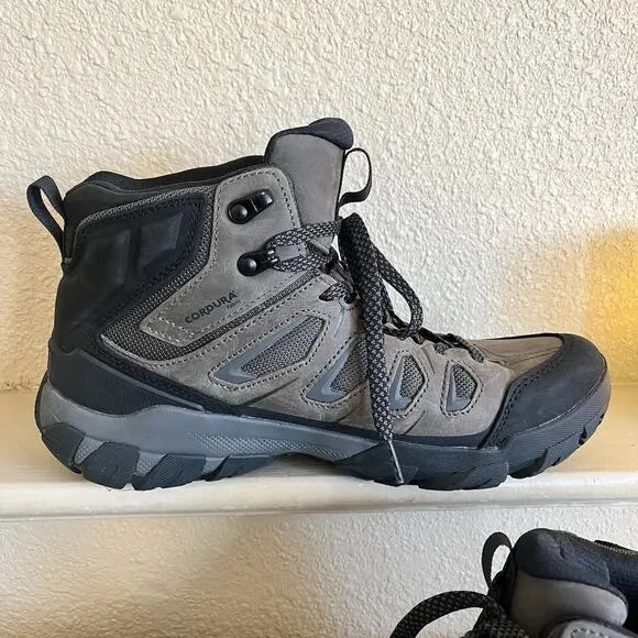 Oboz Men’s Sawtooth X Mid B-Dry Waterproof Hiking Boots Size 9.5 Charcoal