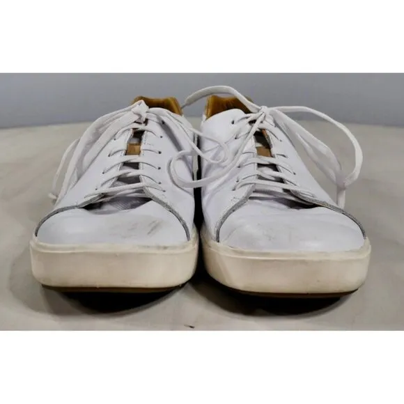 OluKai Lae'Ahi Li 'Ili White Leather Lace Up Sneakers Men's Shoes Size 10.5