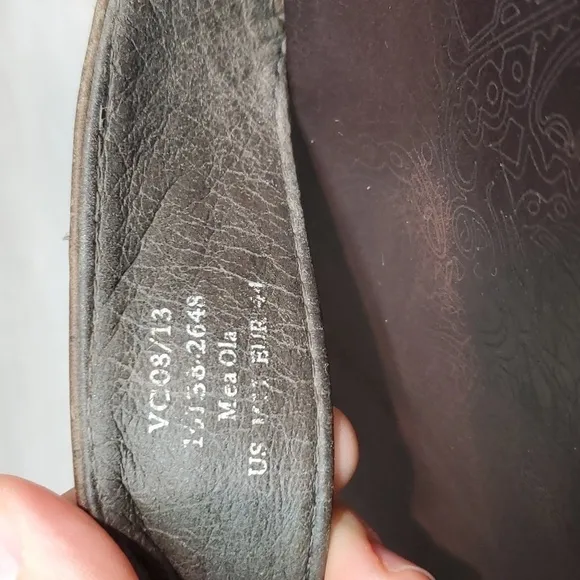 Olukai Mens Leather Thong Sandals Flats shoes sz 11