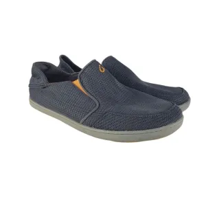Olukai Nohea Mesh Shoes Gray Convertible Slip On Comfort Mens Size 9.5