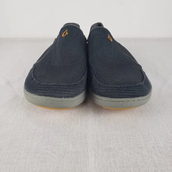 Olukai Nohea Mesh Shoes Gray Convertible Slip On Comfort Mens Size 9.5