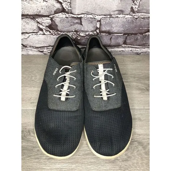 Olukai Nohea Moku Blue Gray Mesh Casual Slip On Sneakers Shoes Men Sz 13M US/46