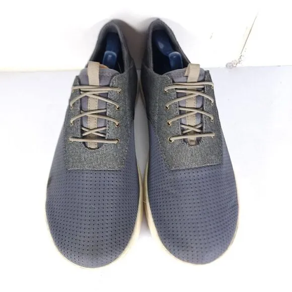 OluKai Men's Nohea Moku US 10 Gray Lace Up Flats Loafer Sneakers Shoes