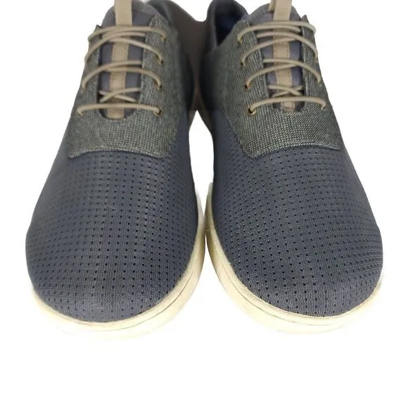 OluKai Men's Nohea Moku US 10 Gray Lace Up Flats Loafer Sneakers Shoes