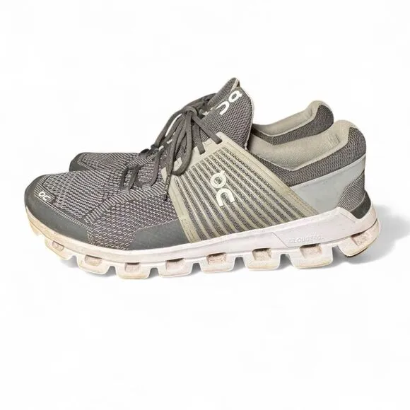 On Cloud CloudSwift Athletic Running Shoes Sneakers Gray White Mens Size 10