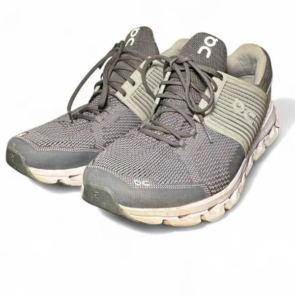 On Cloud CloudSwift Athletic Running Shoes Sneakers Gray White Mens Size 10