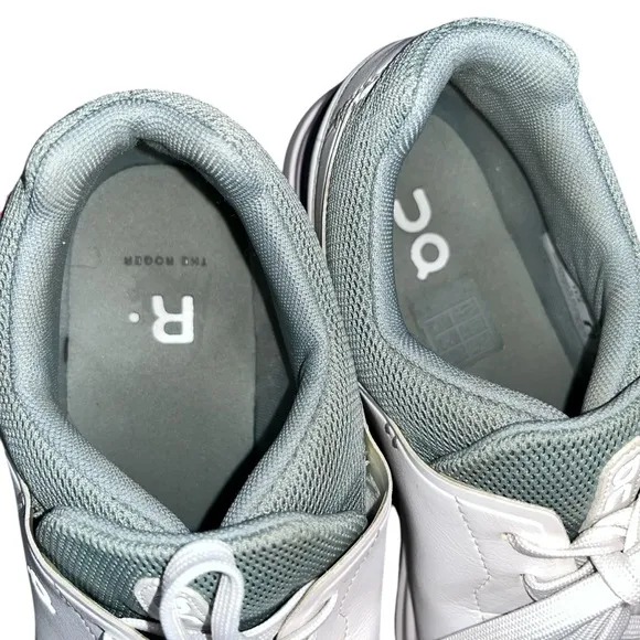 On Cloud Men’s The Roger Advantage White &amp; Sage Green Sneakers Shoes size 12