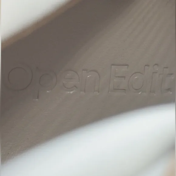 Open Edit Briar Over the Knee Boot Cream Vanilla