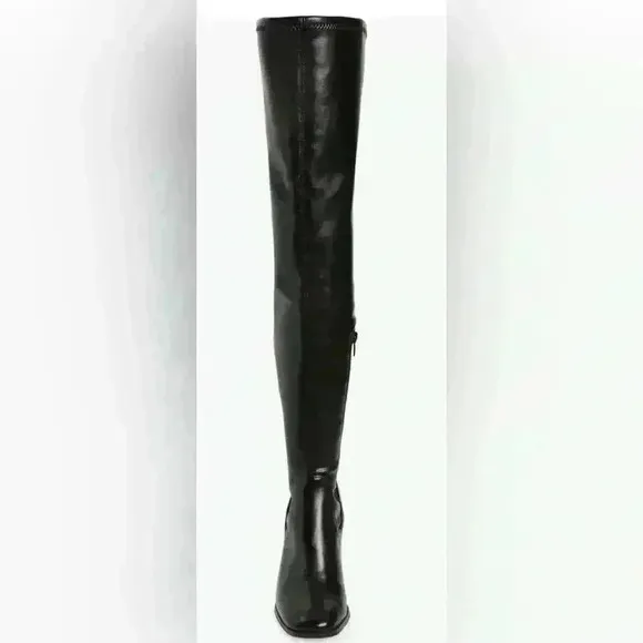 Open Edit Briar Over The Knee Boots Block Heel Goth Winter Club Size 9 New