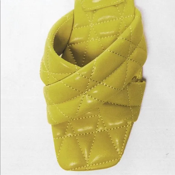 Open Toe Square Toe Casual Style Sandal