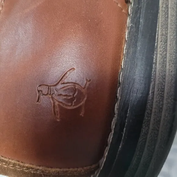 Original Penguin Walter Oxford Lace up Dress Shoes Cognac Brown 10.5