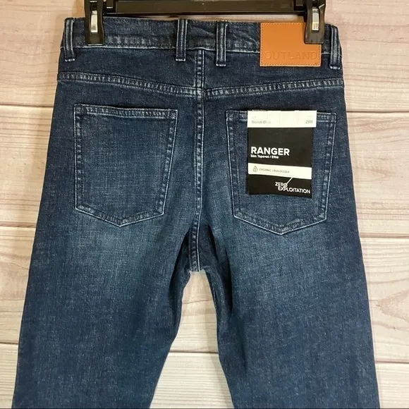 OUTLAND Denim Ranger Slim Tapered Jeans In Bondi Blue