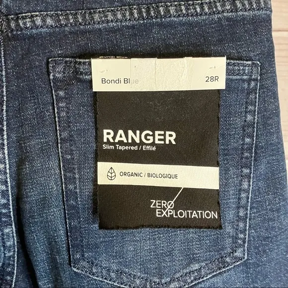 OUTLAND Denim Ranger Slim Tapered Jeans In Bondi Blue