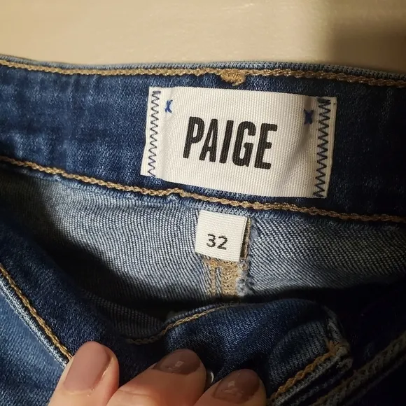 PAIGE Hoxton Ankle Women's Blue Jeans Size 32