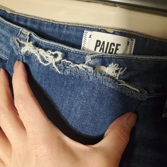 PAIGE Hoxton Ankle Women's Blue Jeans Size 32