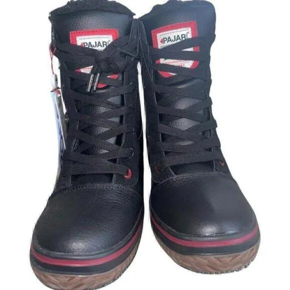 Pajar Tour Winter Waterproof Insulated‎ Black Leather Men's Boots Sz 8 New