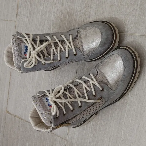 Pajar Winter Britney Boots in Grey and Silver Sz 40