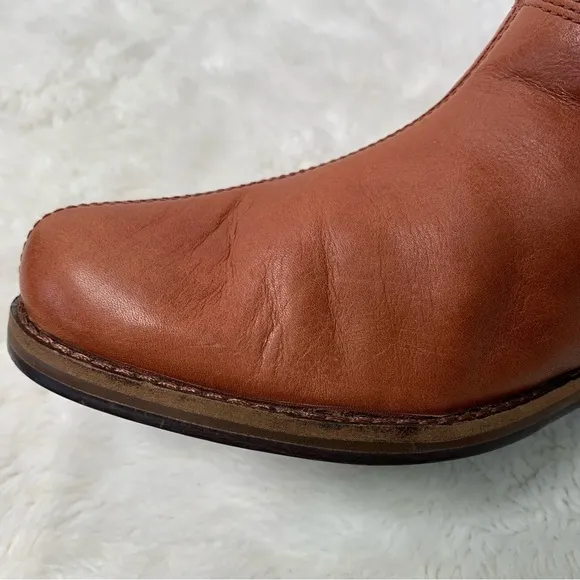 Patagonia Women's Addie Chimney Brick Brown Leather Ankle Boots Size 7