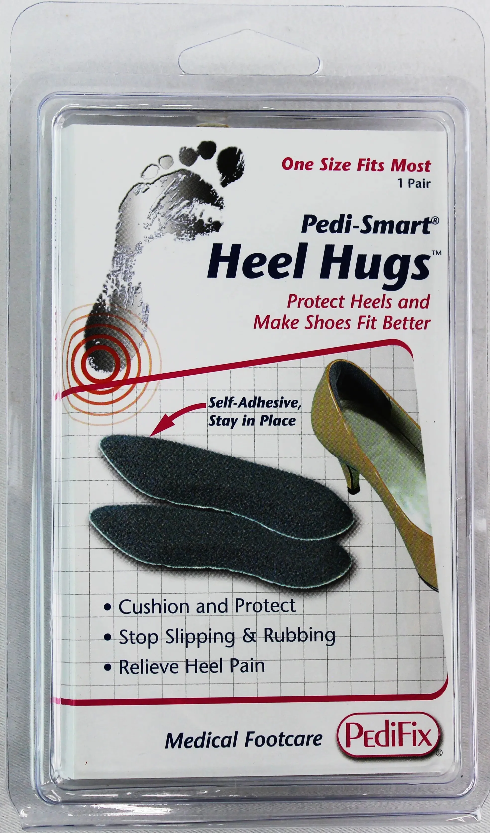 PediFix Pedi-Smart Heel Hugs – Cushioning Relief for Slipping & Rubbing Shoes
