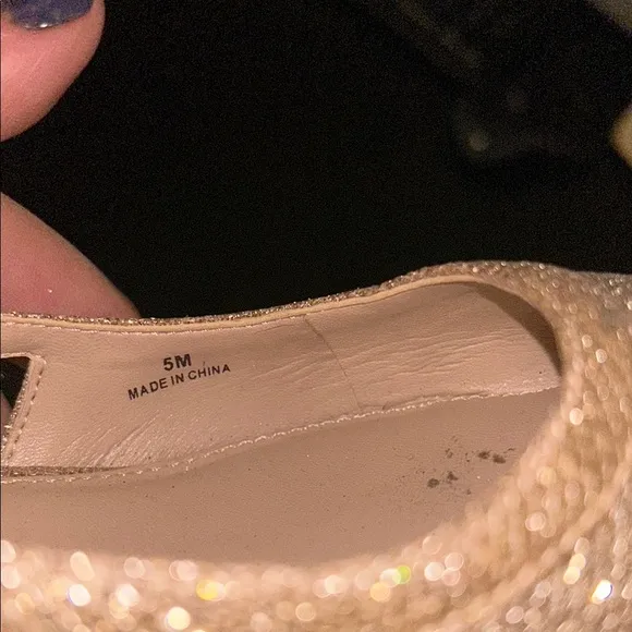 Pelle moda Deena 2 Low Heel Slingback gold size 5