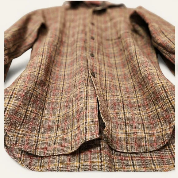 Pendleton 1960s Vintage Men's Wool Lodge Shirt – Size Medium