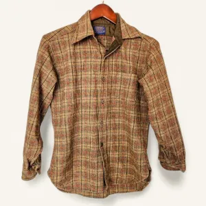Pendleton 1960s Vintage Men's Wool Lodge Shirt – Size Medium