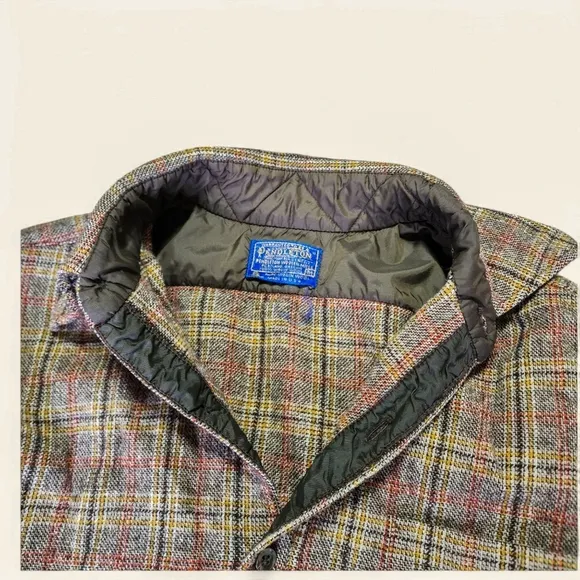 Pendleton 1960s Vintage Men's Wool Lodge Shirt – Size Medium