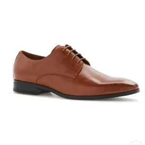 Perry Ellis Portfolio Randall Men's Brown Leather Dress Shoes sz 8.5 nwb