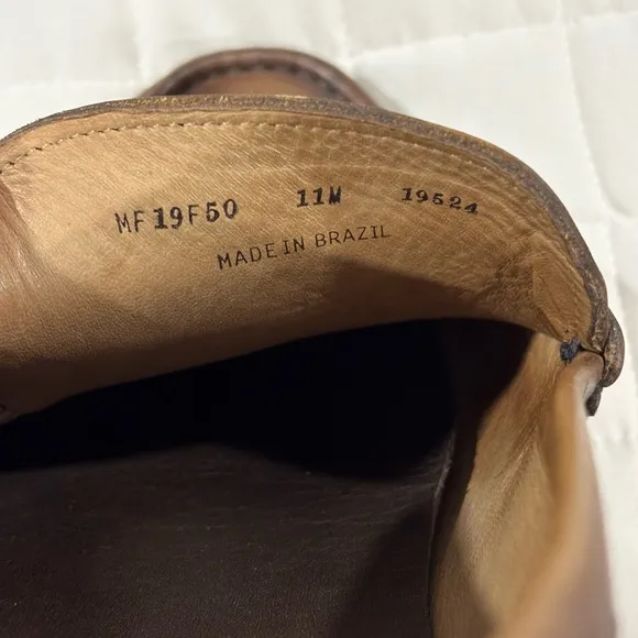 Peter Millar Classic Men’s Brown Leather Penny Loafers 11