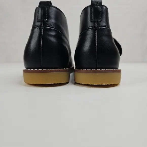 Petits Marcheurs Boys Dress Boots Hightop Casual Black New Kids Size 9