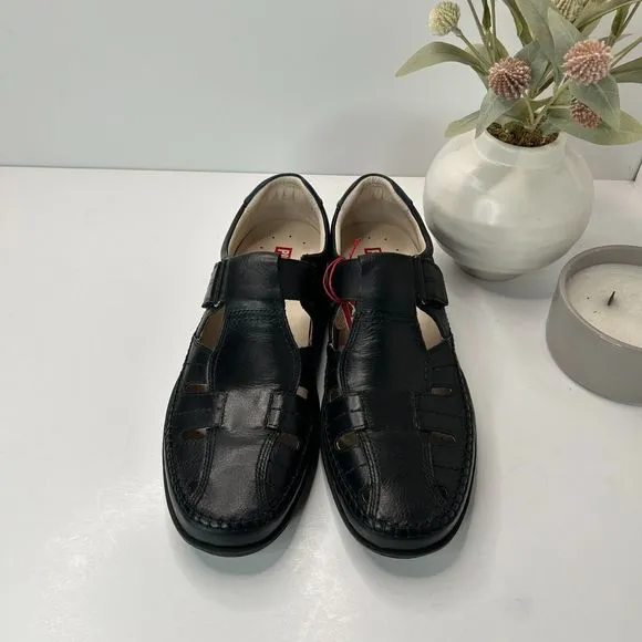 Pikolinos Marbella Leather Closed Toe Loafer Black Casual Men's EU 44/10-10.5