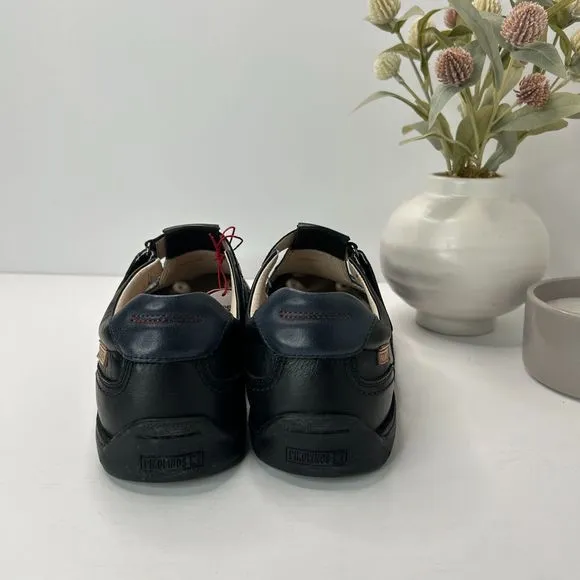 Pikolinos Marbella Leather Closed Toe Loafer Black Casual Men's EU 44/10-10.5