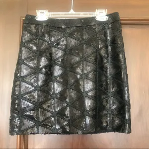 Piperlime Collection Triangle Sequin Mini Skirt
