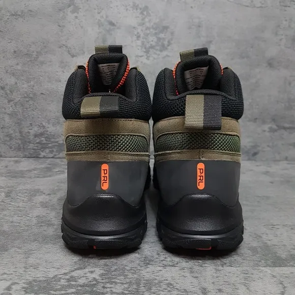 POLO Ralph Lauren Adventure 300 Mid SK Hiking Boots Mens Size 9 Dark Green