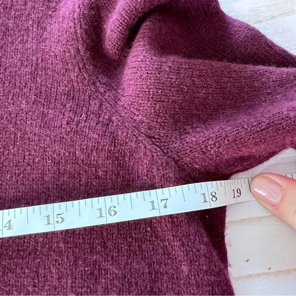 Polo Ralph Lauren Cashmere and Wool Blend Sweater Dress with Elbow Patches SZ M