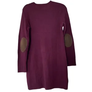 Polo Ralph Lauren Cashmere and Wool Blend Sweater Dress with Elbow Patches SZ M